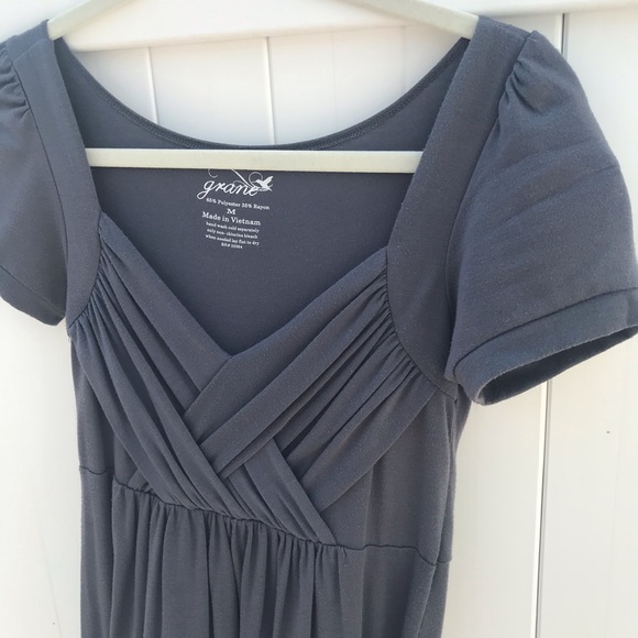 Casual Gray Dress. Size M - Picture 2 of 4